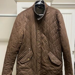 Barbour quilted jacket in brown